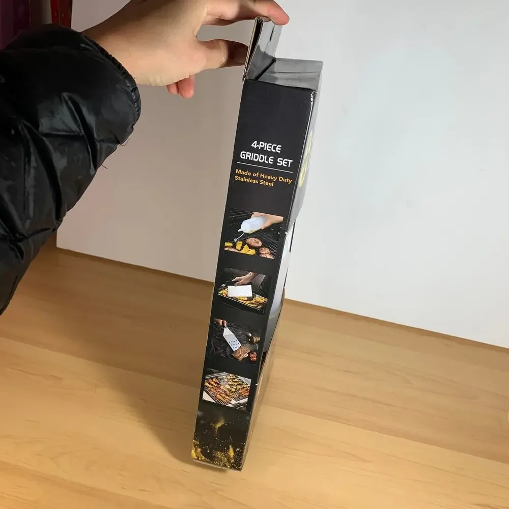 4-Piece BBQ Griddle Set
